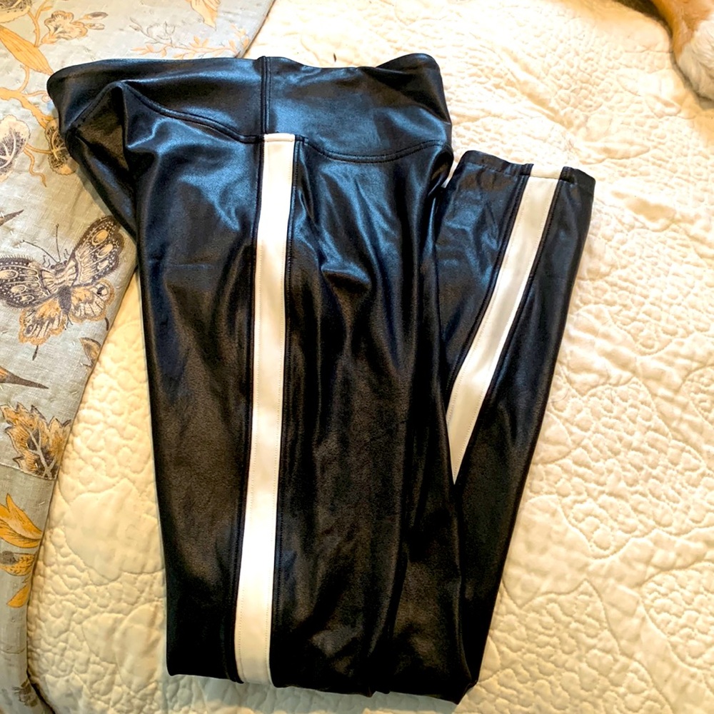 NWOT SPANX leather leggings xs/p